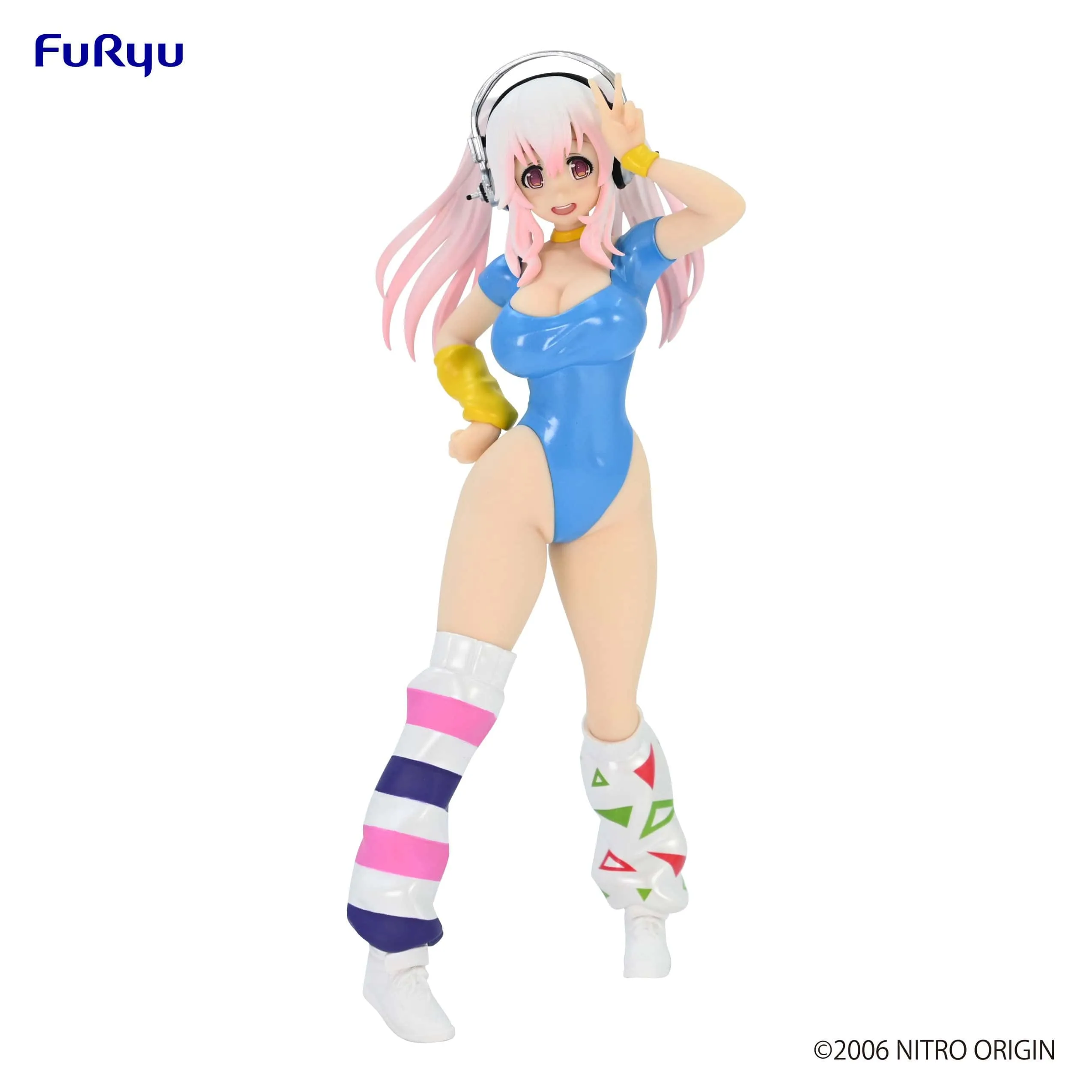 Convention Exclusive Blockchain Token FURYU SUPER SONICO Concept Figure 80's Another Color Blue (rerun)