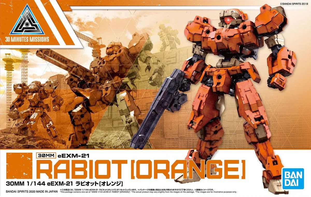 30 Minutes Missions: Rabiot [Orange] 1/144 Model PVC Model Display Statue