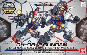 Gundam: RX-78-2 Gundam & CS Frame Set SDCS Model Gaming Figure