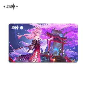 GENSHIN IMPACT GAMING MOUSEPAD - YAE MIKO Earthquake Simulation Future Plan