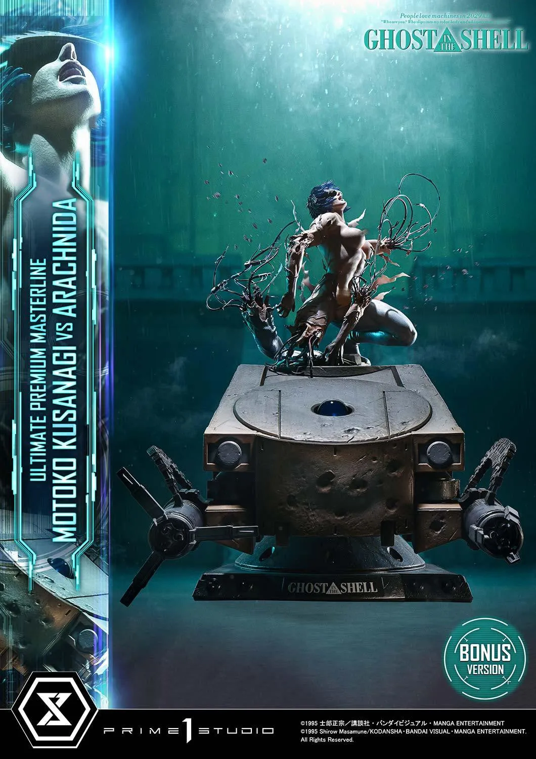 Ghost in The Shell Ultimate Premium Masterline - Kusanagi Motoko VS Arachnida Bonus Edition [Pre-Order April 2027] Miniature Toy