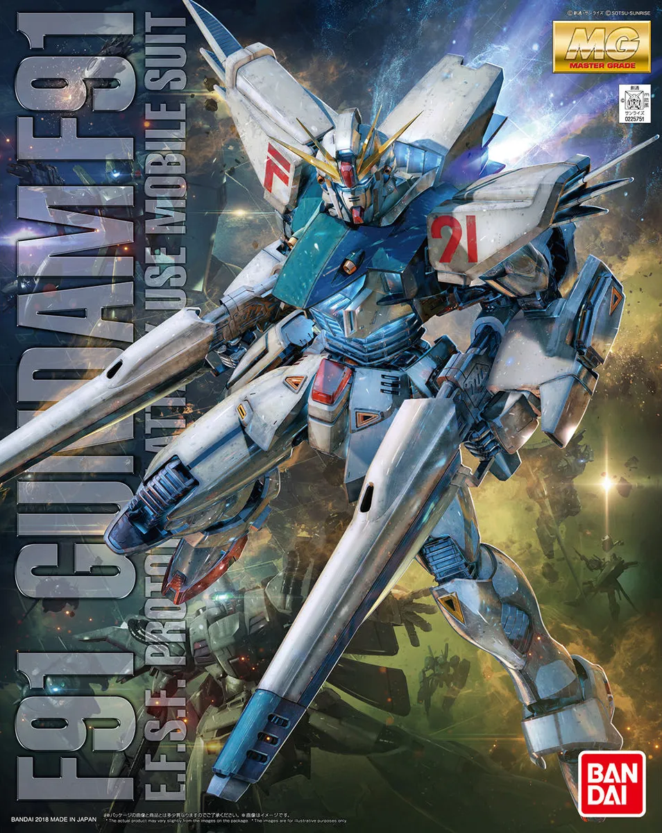 Gundam: Gundam F91 ver. 2.0 MG Model Winter Decoration DIY Model
