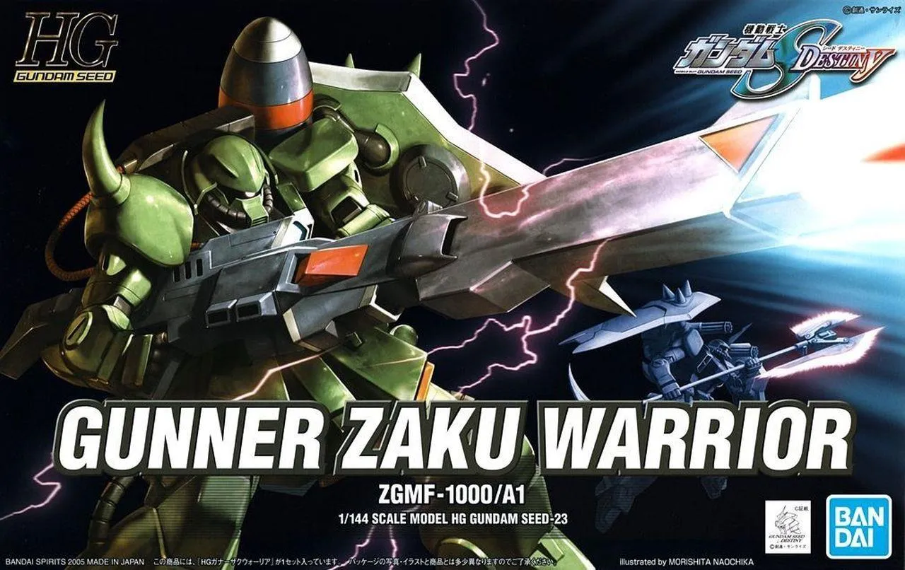 Gundam: Gunner Zaku Warrior HG Model Street Art Editor's Choice