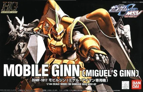 Multiple Accessories Gundam: Miguel`s Ginn HG Model