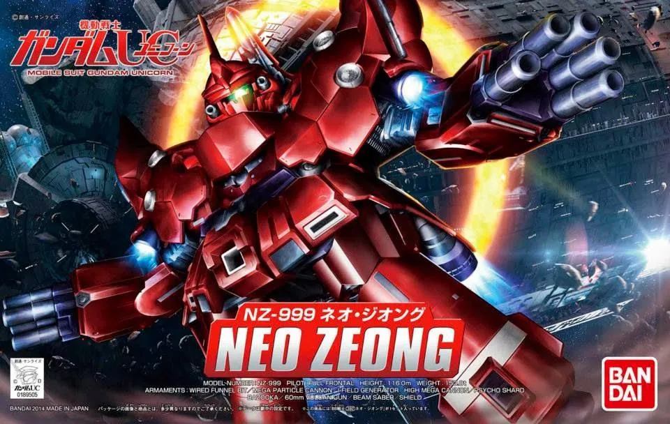 Creative Display Decorative Accent Gundam: Neo Zeong Gundam BB SD Model