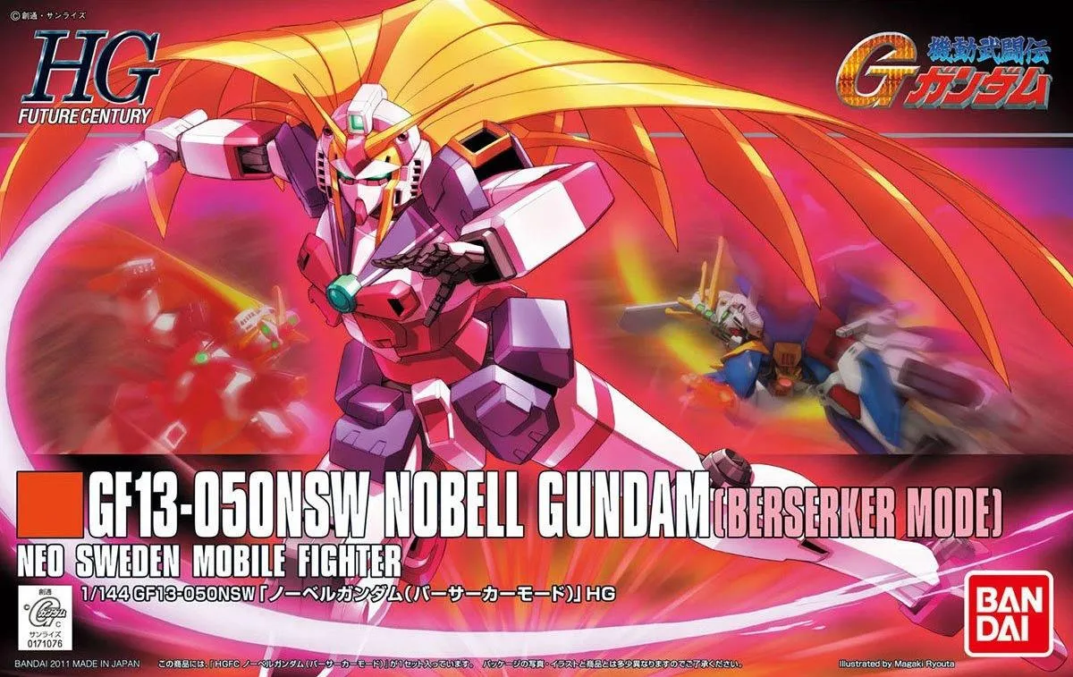 Dynamic Sculpture Gundam: Nobell Gundam [Berserker Mode] HG Model