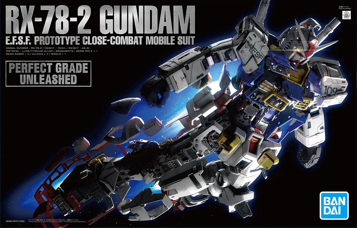 Gaming Statue Porcelain Doll Gundam: PG Unleashed RX-78-2 Gundam PG Model
