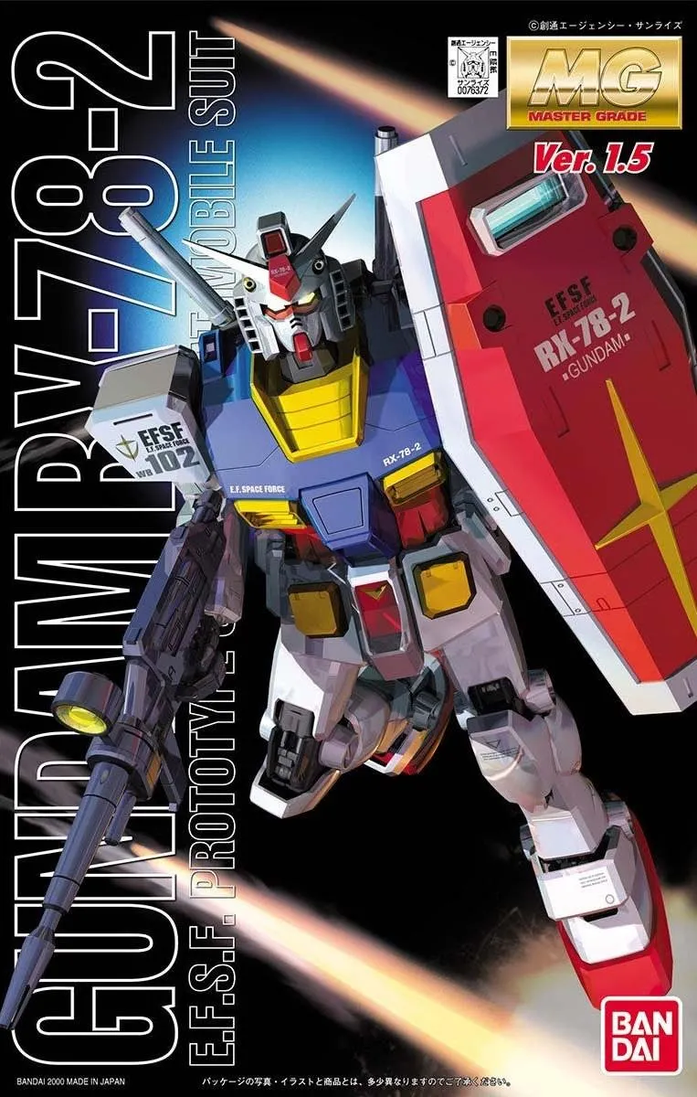 Gundam: RX-78-2 Ver. 1.5 MG Model Buildable Figure