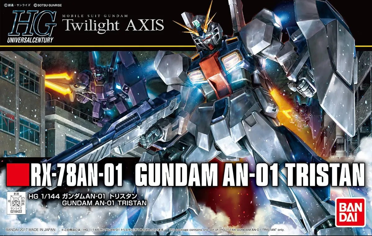 Gundam: RX-78AN-01 Gundam AN-01 Tristan HG (Univeral Century) Model Summer Toy Showcase Piece