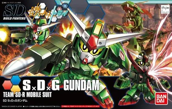 Anime Figure Desk Decor Gundam: SxDxG Gundam SD Model