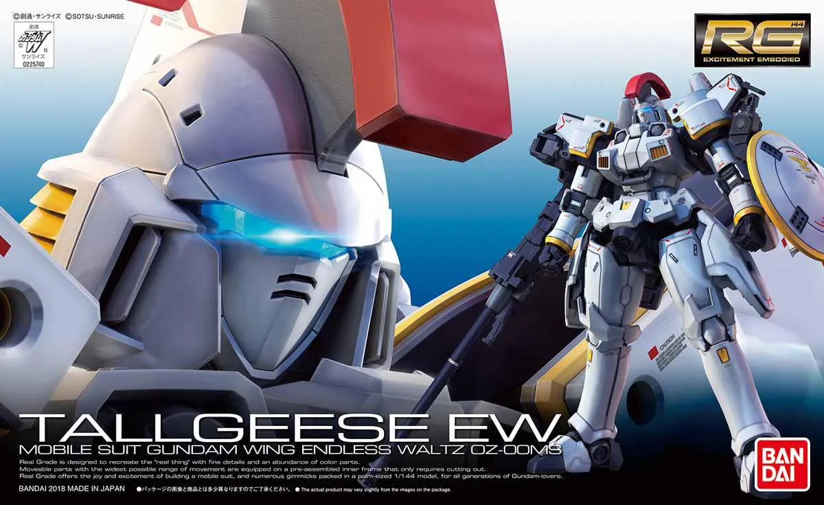 Gundam: Tallgeese RG Model Global Shipping