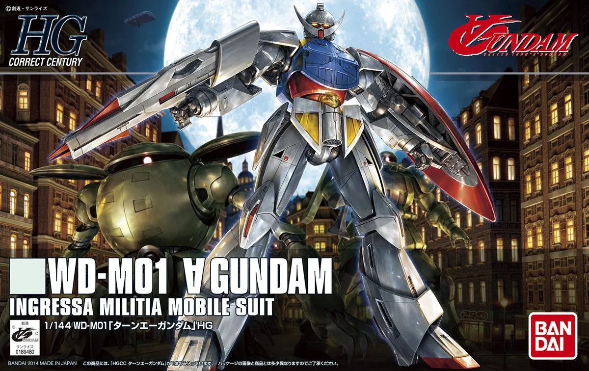 Personalized Exhibit Conservation Grade Gundam: Turn A Gundam HG Model