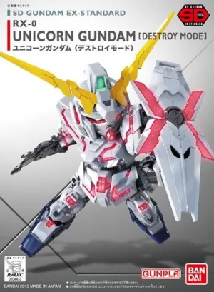 Small Space Gundam: Unicorn Gundam [Destroy Mode] SDEX Model