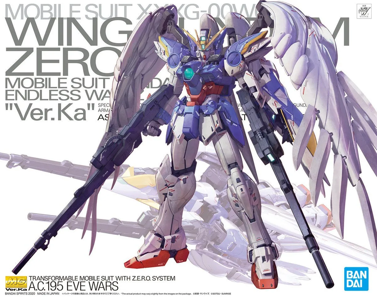 Modern Collectible Spacecraft Model Gundam: Wing Gundam Zero EW Ver. Ka MG Model
