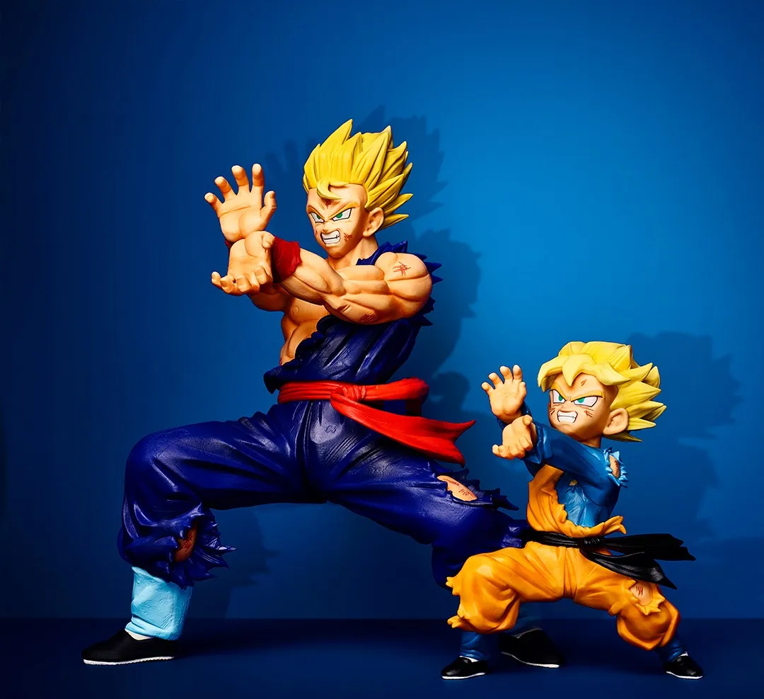 Historic Replica DRAGON BALL Z FIGURE ICHIBAN KUJI HISTORY OF FILM (A+B) SON GOHAN AND SON GOTEN SET