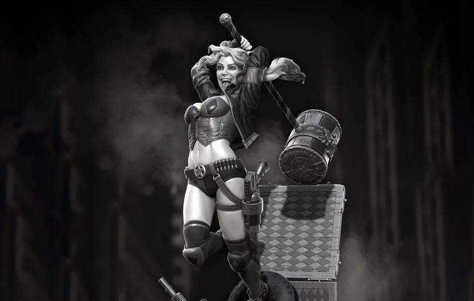 Harley Quinn Rebirth ( VERSION A ) 1/6 Scale Statue Robot Statue