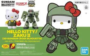 Fantasy Model Hello Kitty/Gundam: Hello Kitty/Zaku II SD Cross Sillhouette Model