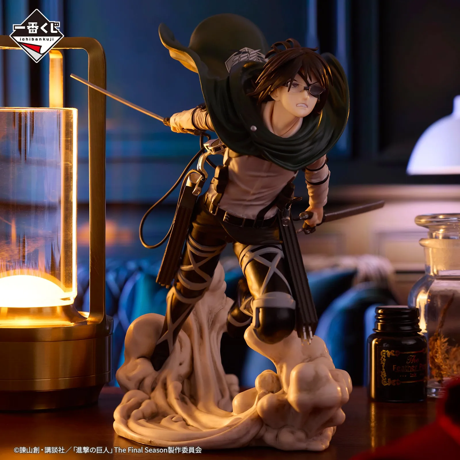 Superhero Piece Ichiban Kuji Attack on Titan - Rumbling - C Prize - Hange Figure - 14th Commander of the Survey Corps