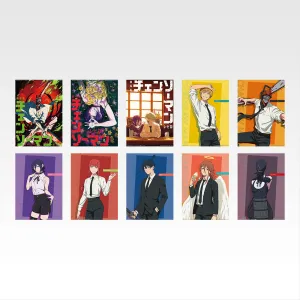 Ichiban Kuji Chainsaw Man Movie Chainsaw Man Reze Arc - H Prize Clear Poster Complete Set of 10 Types Action Collectible Chibi Creation