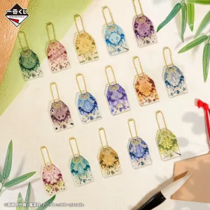 Cult Classic ICHIBAN KUJI DEMON SLAYER KIMETSU NO YAIBA THE SUCCESSOR - G PRIZE AMULET STYLE ACRYLIC CHARM COMPLETE SET OF 15 TYPES