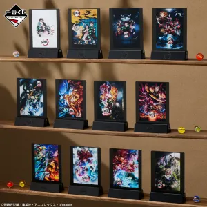Business gift Ichiban Kuji Demon Slayer Kimetsu no Yaiba Upper Rank Three - F Prize Mini Art Board Complete Set of 12 Types