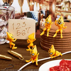 Casual Fan Action Art ICHIBAN KUJI JOJO'S BIZARRE ADVENTURE - GOLDEN WIND - I PRIZE - S.P DESKTOP MASCOT Complete Set 6 Types