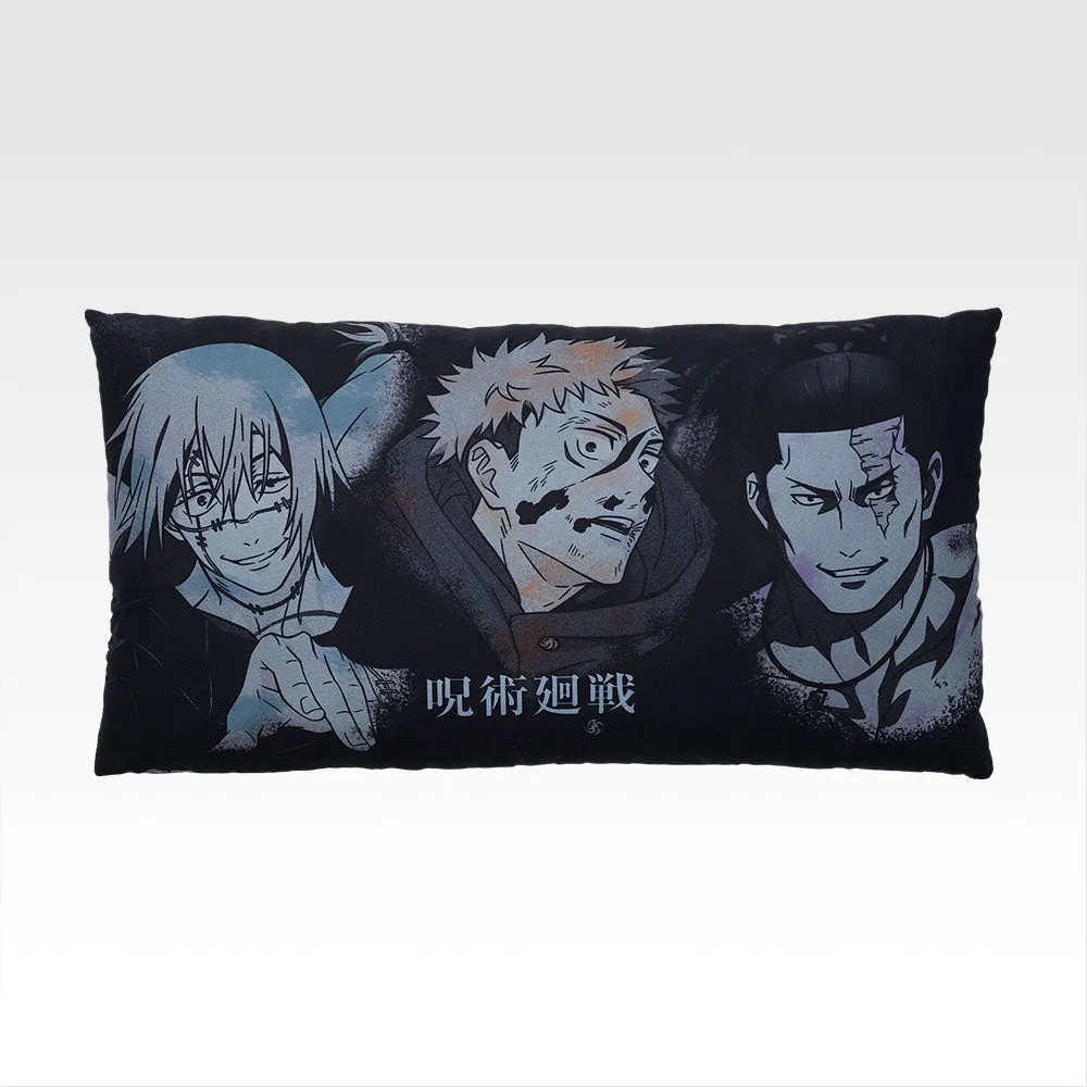Ichiban Kuji Jujutsu Kaisen Shibuya Incident 4 - E Prize Yuji Itadori and Aoi Todo VS Mahito Cushion Collectible Merchandise