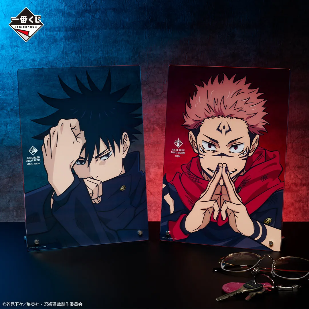 ICHIBAN KUJI JUJUTSU KAISEN - SHIBUYA INCIDENT PART 3 - A PRIZE - ACRYLIC BOARD Complete Set 2 Types Action Pose Premium Hobby