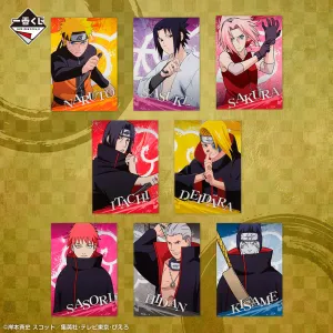 Robot Art Superhero Merchandise ICHIBAN KUJI NARUTO Shippuden Connected Feelings - F Prize - Clear Poster (Complete set 8 Types)