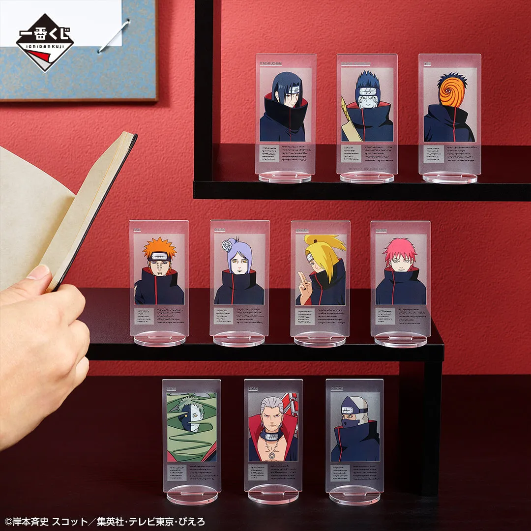 Premium product ICHIBAN KUJI NARUTO Shippuden Connected Feelings - H Prize - Acrylic Stand (Complete set 10 Types)