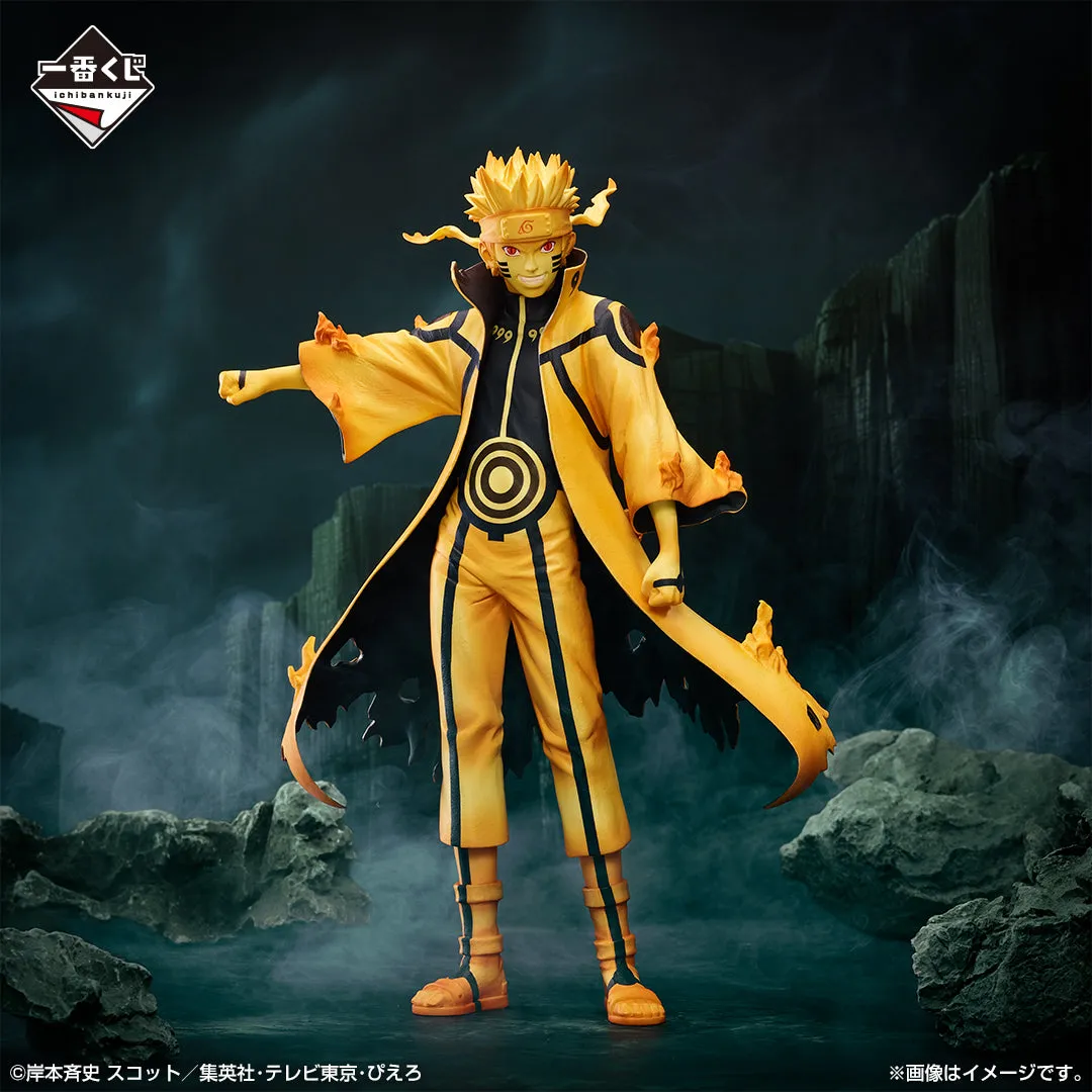 Wall Mounted ICHIBAN KUJI NARUTO Shippuden Connected Feelings - D Prize - Uzumaki Naruto (Kurama Link Mode) MASTERLISE