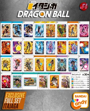 Pirate Model Chibi Toy ITAJAGA DRAGON BALL VOL.4  EXCLUSIVE FULL COMPLETE SET 30 CARDS