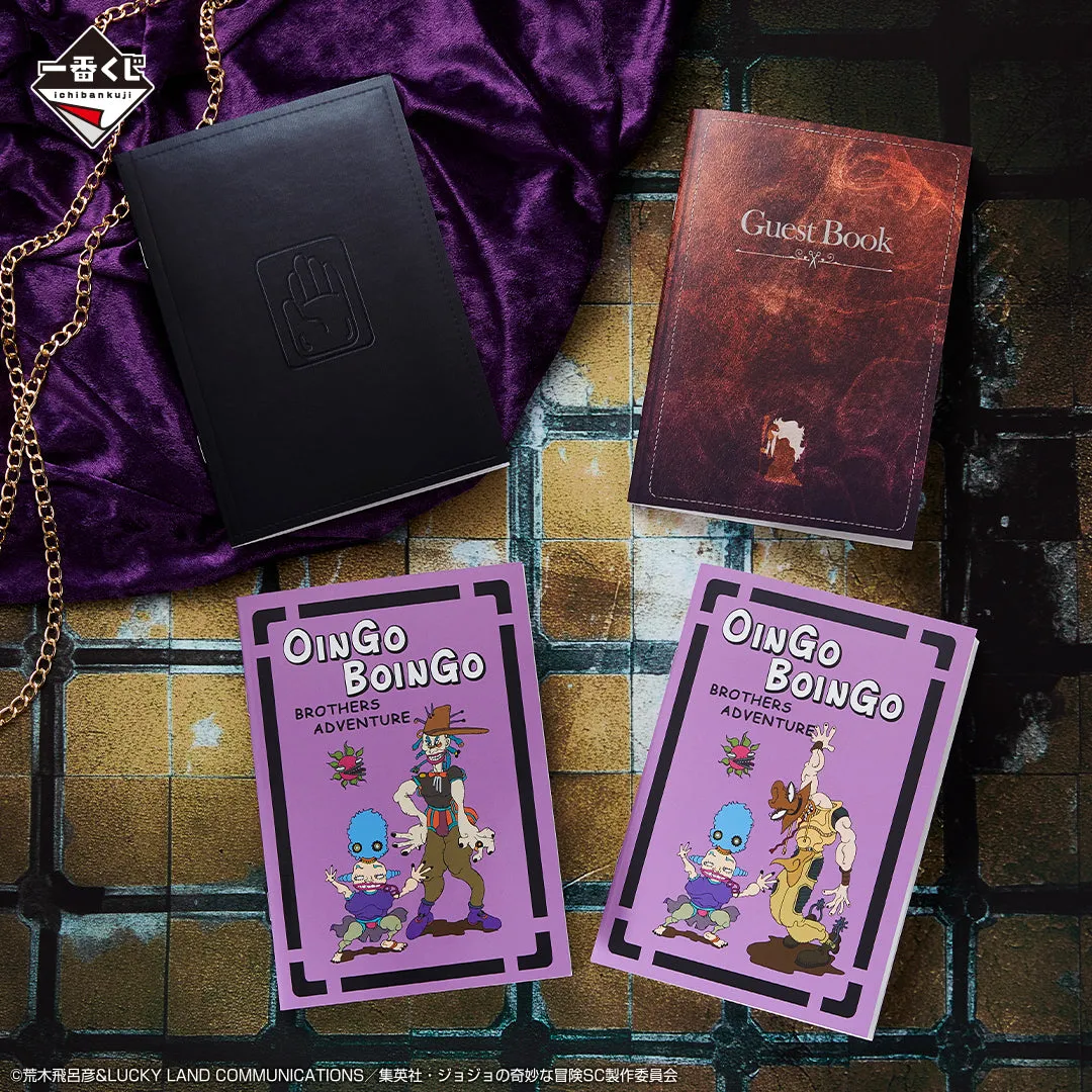 Designer creation Interactive Exhibit JOJO'S BIZARRE ADVENTURE ICHIBAN KUJI - STARDUST CRUSADERS (J) NOTE COLLECTION OINGO BOINGO BROTHERS ADVENTURE