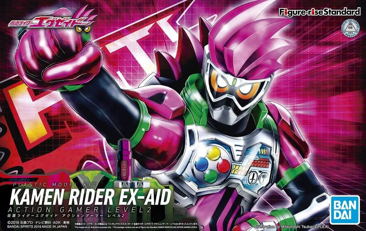 Kamen Rider: Kamen Rider Ex-Aid (Action Gambler Level 2) Figure-rise Standard Model Articulated Statue