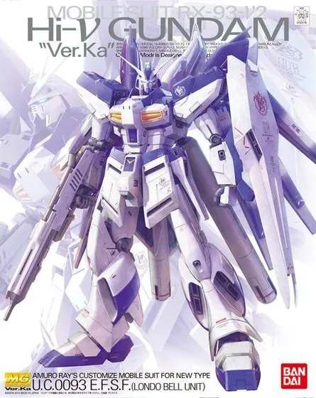 Gundam: Hi-v Gundam Ver. Ka MG Model Fantasy Elf Therapeutic Hobby