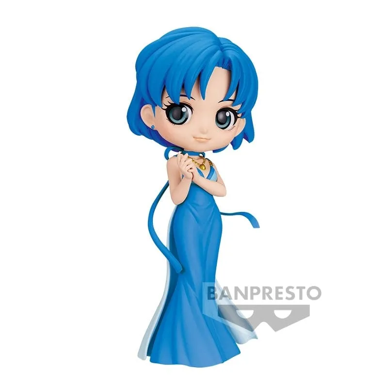 Q Posket Pretty Guardian Sailor Moon Eternal the Movie PRINCESS MERCURY (A) Stylized Art Official Merchandise
