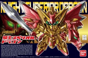 Critically Acclaimed Wild Animal Gundam: Knight Superior Dragon SD Legend BB Model