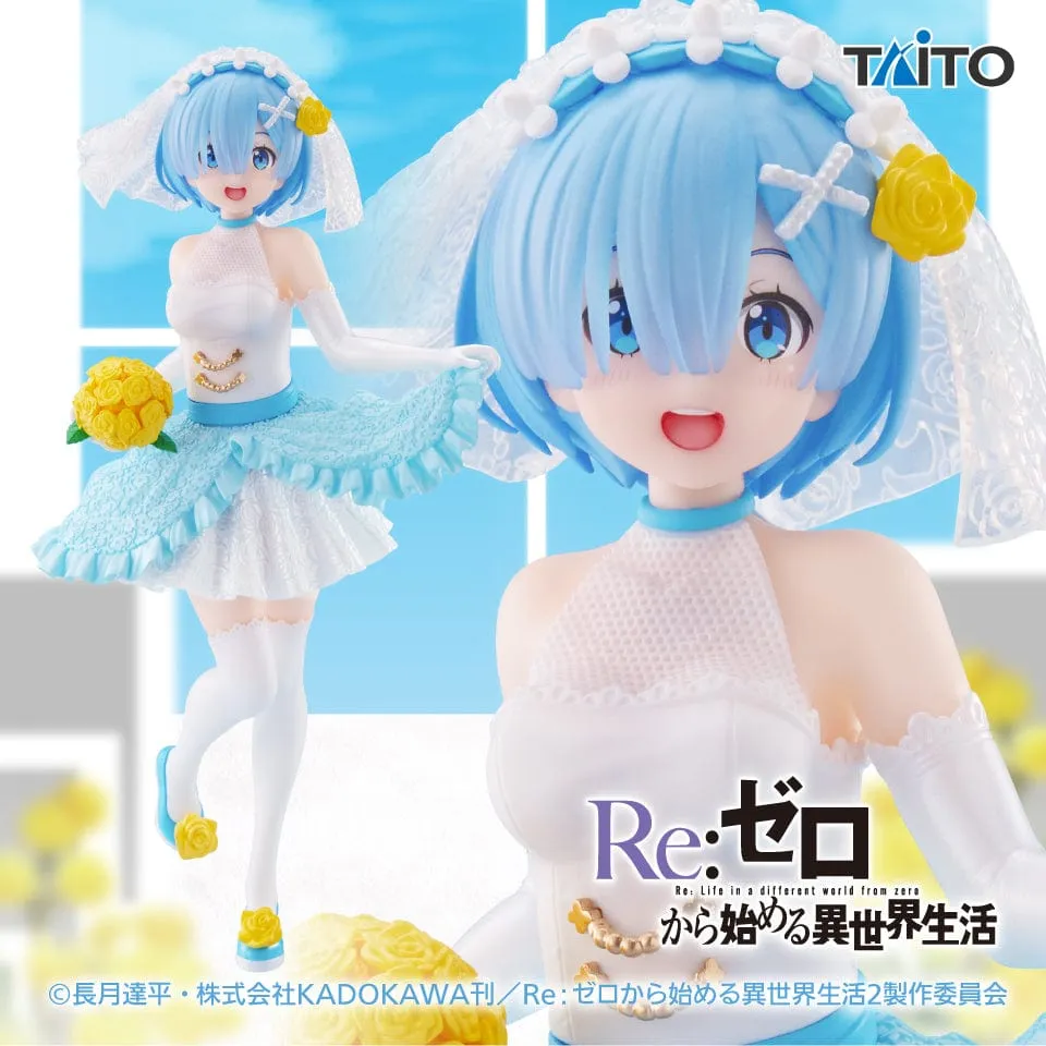 TAITO Re Zero Coreful Figure Rem wedding ver Dragon Figure Superhero Product