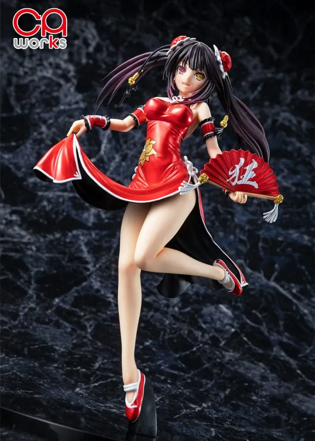 Superhero Collectible Durable Material Date A Live III Kurumi Tokizaki China Dress ver. Repaint Color 1/7th Scale Painted Complete Figure