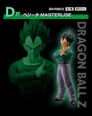Limited Collection DRAGON BALL FIGURE ICHIBAN KUJI - DUEL TO THE FUTURE!! - D PRIZE - VEGETA MASTERLISE