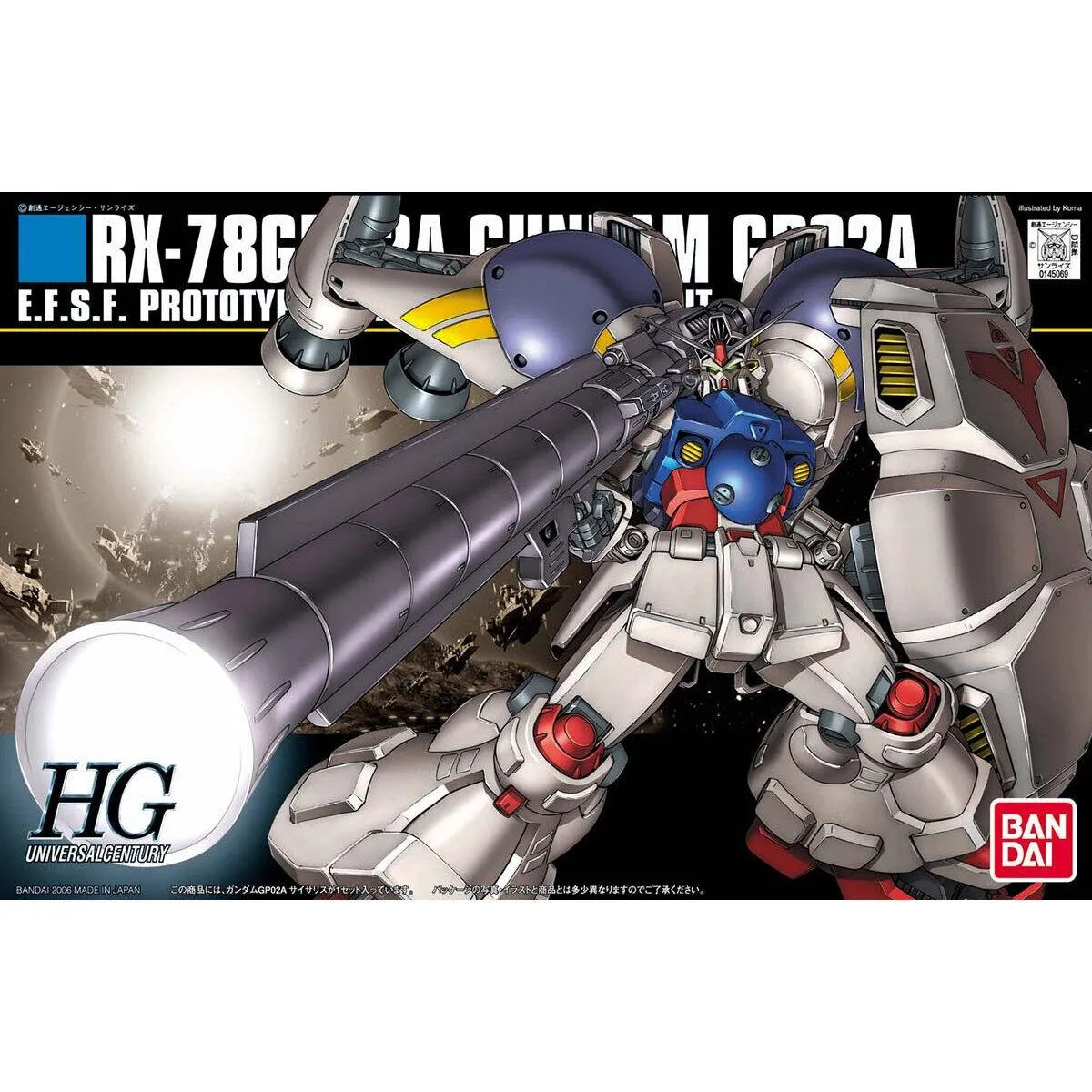 Retro Game Business gift Mobile Suit Gundam: GP-02A HG Model