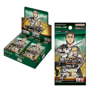 Cartoon Figure Attack on Titan Union Arena Vol 2 [EX10BT] - Box
