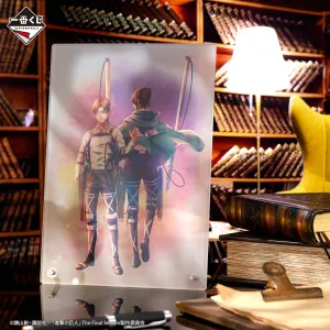 Ichiban Kuji Attack on Titan - Rumbling - E Prize - Acrylic Board - Offer Your Heart Winter Decoration