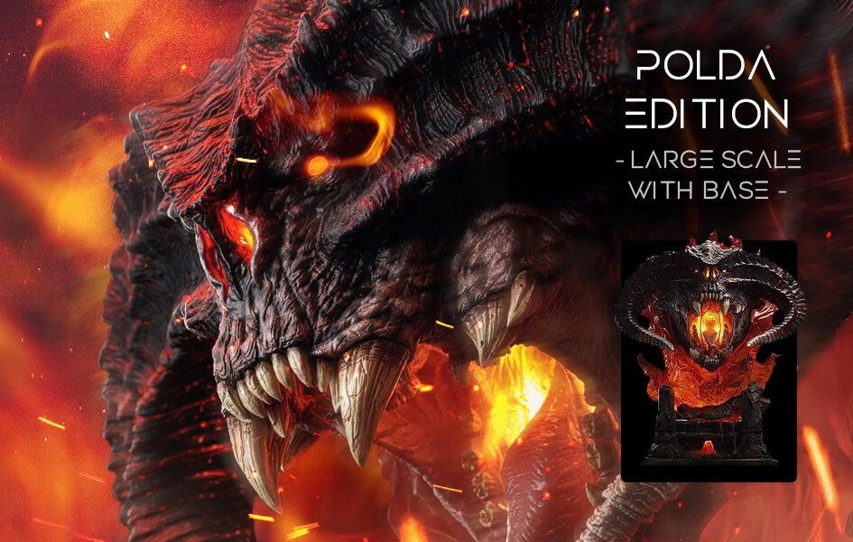 Balrog Bust POLDA Edition (LARGE SCALE) WITH Base Fast shipping Wild Animal