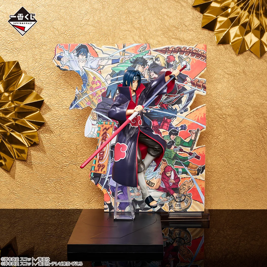 Limited Article NARUTO ICHIBAN KUJI - NARUTOP99 - GORGEOUS SHINOBI EMAKI (D) ITACHI UCHIHA