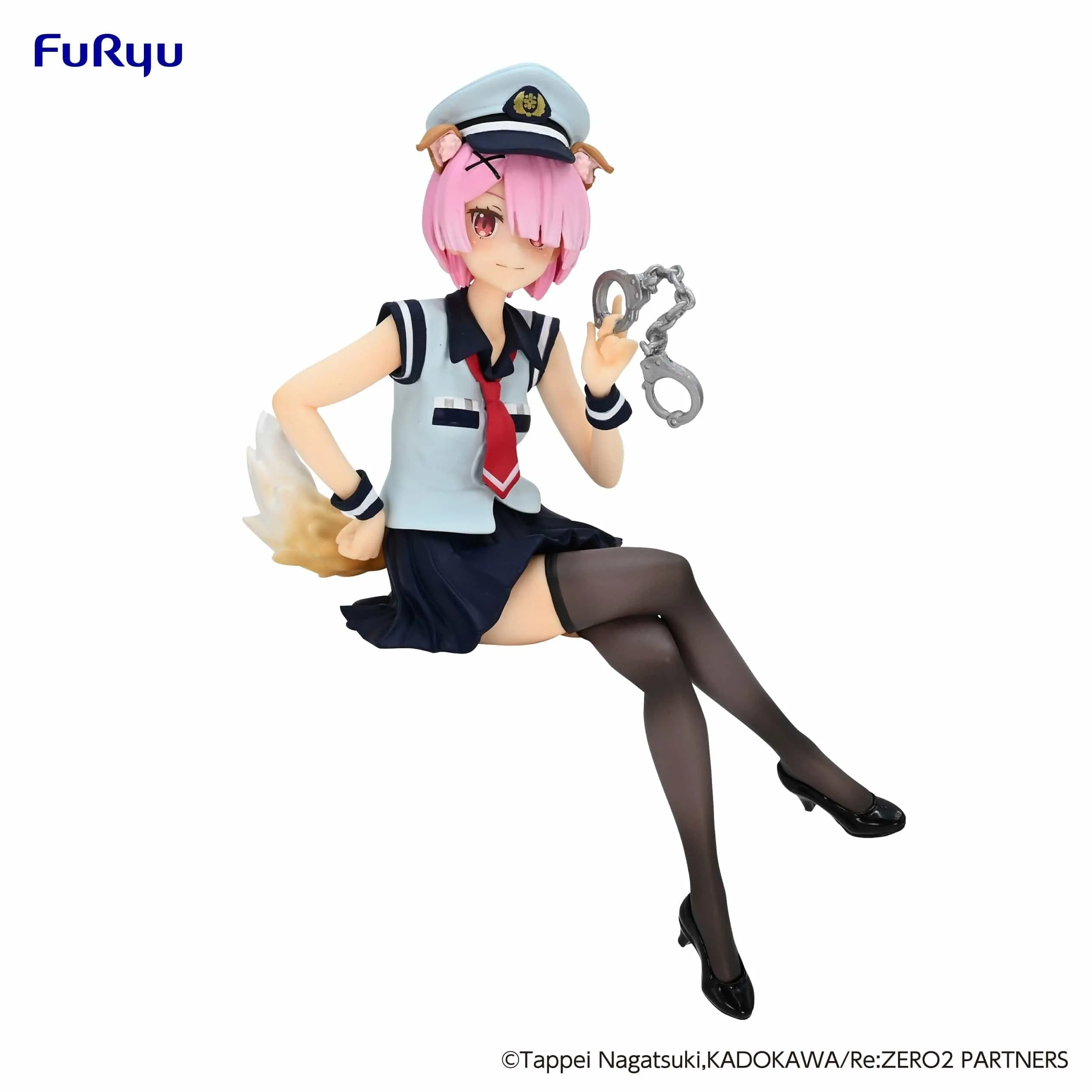 Noodle Stopper Figure Ram Police Officer Cap with Dog Ears Movie Product