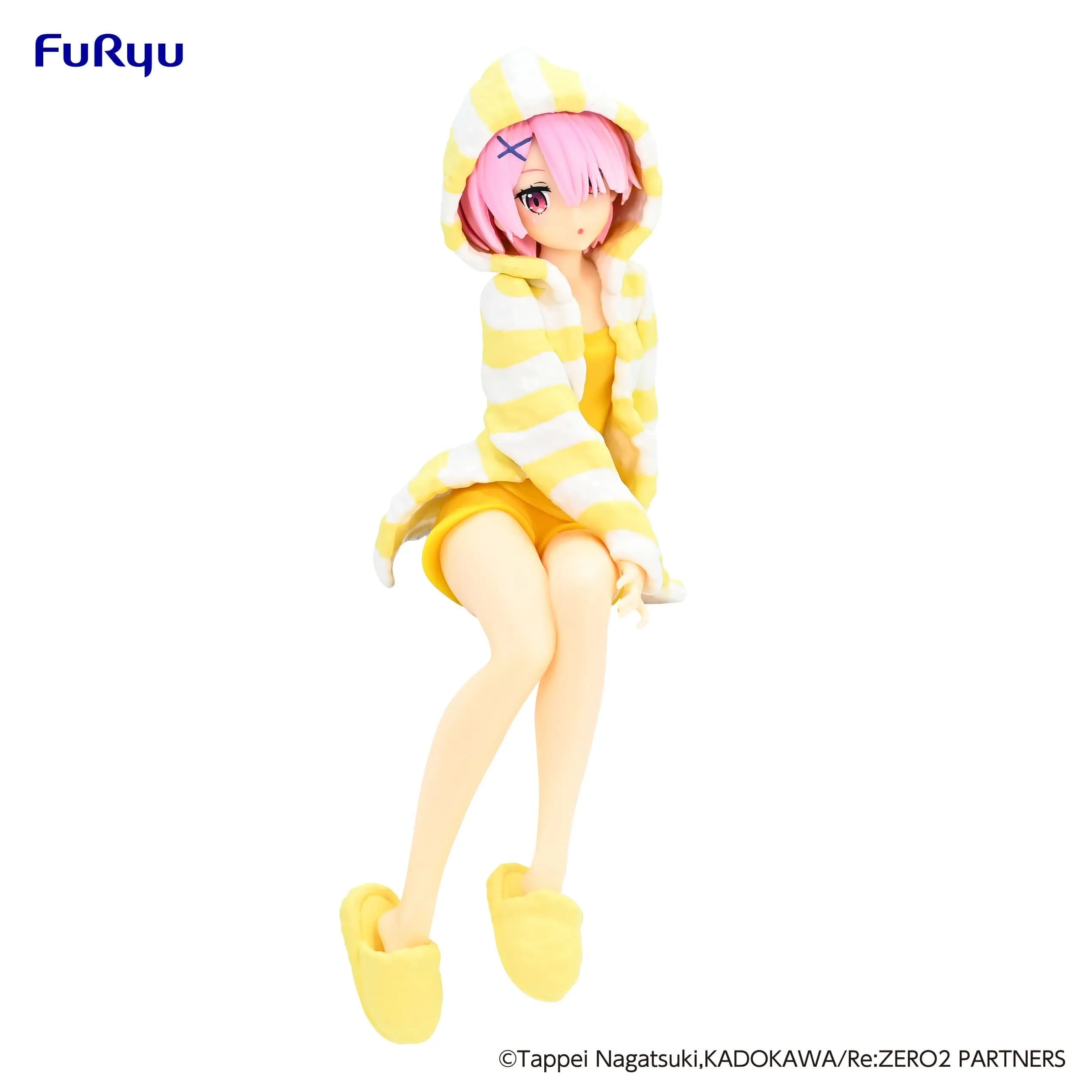Anime Product Noodle Stopper Figure Ram Room Wear Yellow Color ver