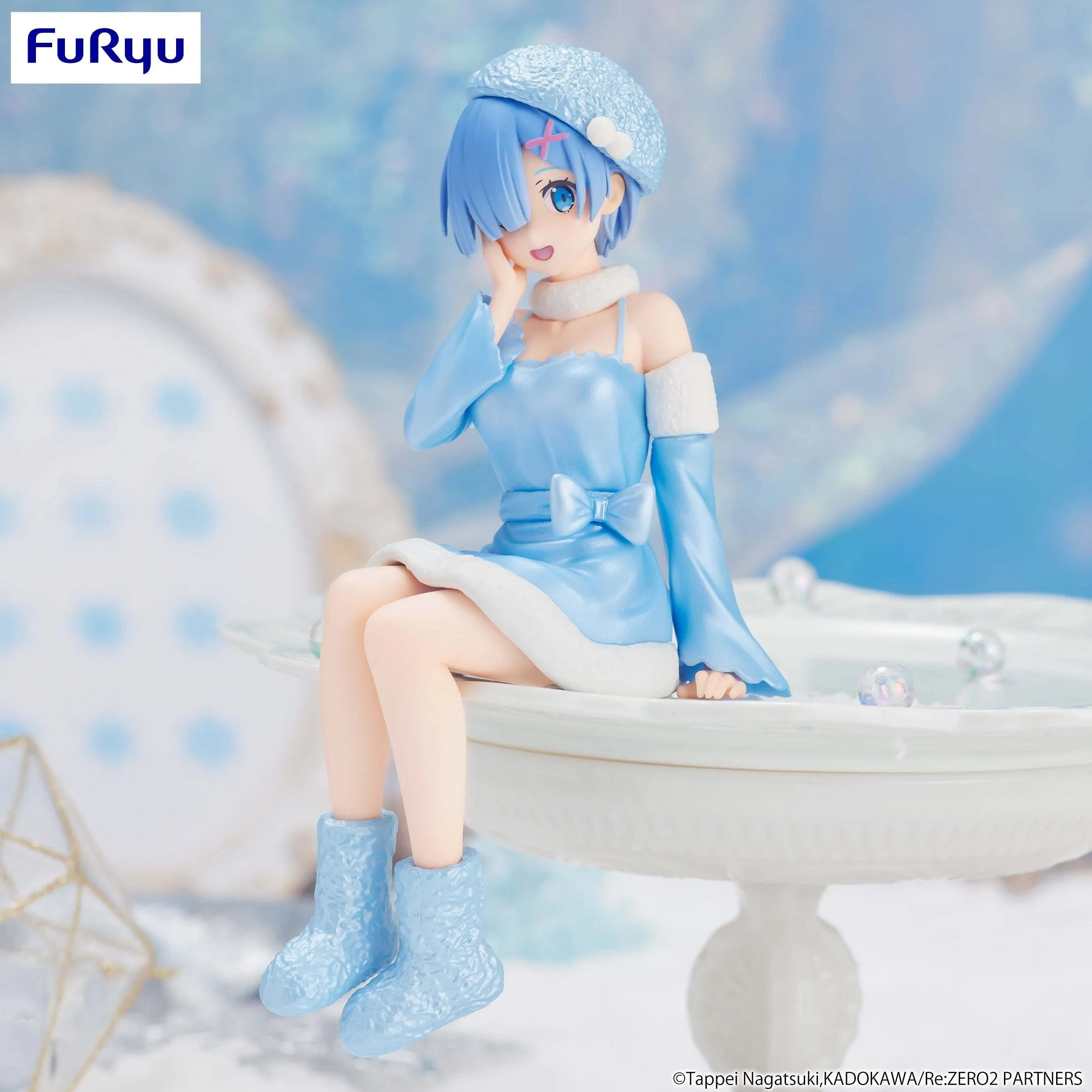 Noodle Stopper Figure Rem Snow Princess Pearl Color ver Chibi Hobby PVC Collectible