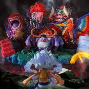 One Piece World Collectible Figure Premium - Monkey D. Luffy vs. the Five Elders [Pre-Order Apr 2026] Anime Figure