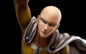 Secret Figure One Punch Man Saitama Senpai 1/4 Scale Statue